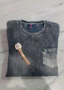 Denim Blue Pocket T-shirt