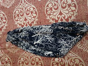 Blouson Blue Printed Top