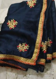 Simple And Beautiful Work Saree ✨