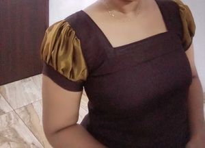 Elegant Brown &amp; Gold Pattupavada Set New