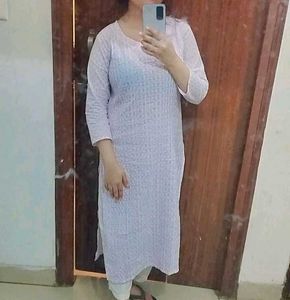 Elegant White Kurta