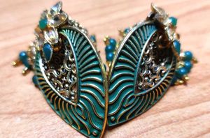 Green Jhumkas