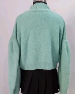 Stylish loose fit Embellished korean Sw