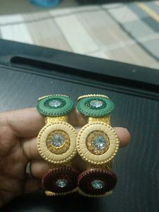 Set of 2 Decorated Bangles
