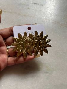 Statement Gold Earrings