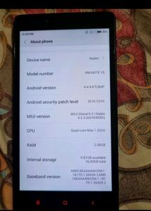 Redmi Note 1S Phone Working Good Condition