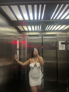 White Bodycon Mini Dress