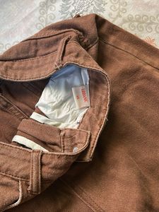 Brown Wide Leg Jeans