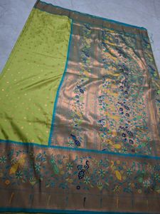 Kanchipuram Paithani Soft Slik Fabric