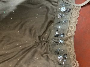 Y2k Embellished Sequin And Lace Cami