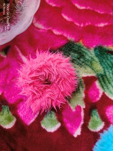 Woman Pink &amp; Blue Scrunchies