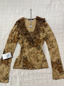 2000s fairy grunge top