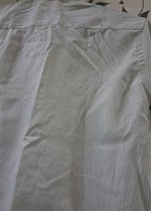 Light Blue Striped Shirt 👔