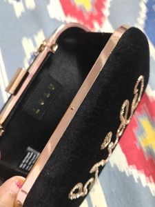 Bride Embroidered Clutch