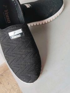Yono Black Casual Shoes