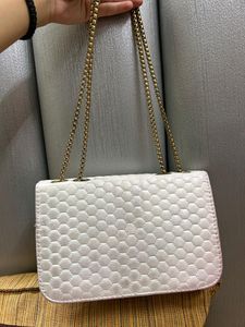 White Sling bag