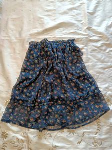 Floral Mini Skirt