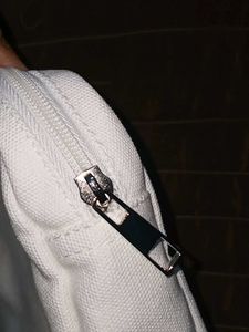 Minimalist Stylish White Pouch