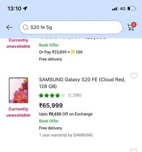 Samsung Galaxy S20 Fe 5g Mobile