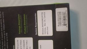 Portable External 250 GB SSD C Type USB