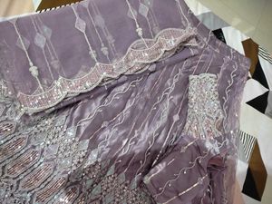 Elegant Lavender Lehenga Choli