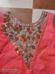 Embroidered Sleeveless Top