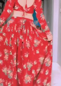 Floral Lehenga Choli Set