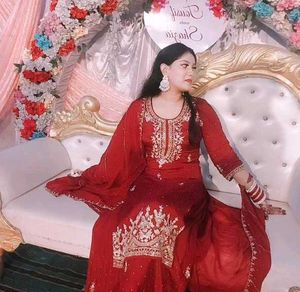 Elegant Red Kurta Set