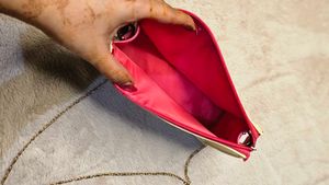 Stylish Yellow &amp; Pink Pouch