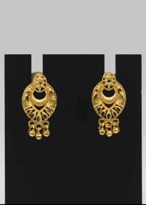 Vintage Gold Dangle Earrings [ER884]