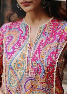 Women’s Self Design Jaipuri Kurti