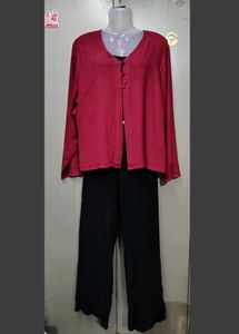 Beautiful Wine Colour Short Shrug..