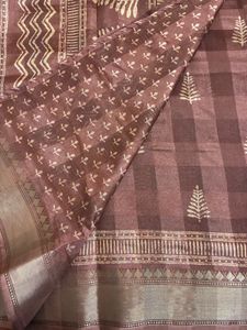 Used Onion Pink Color Saree