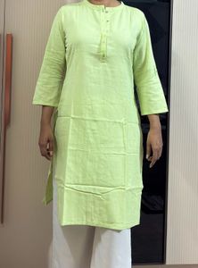 Lime Green Kurta