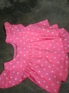 Pink Polka Dot Top