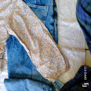 H&amp;M Small Flower Design Top