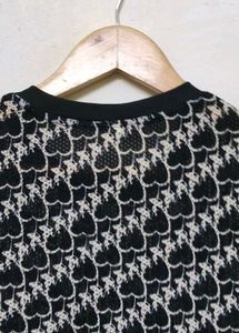 Trendy New Patterned Short Sleeve Top