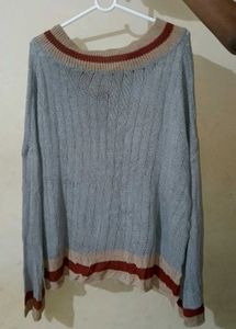 Stylish V-Neck Knit Top