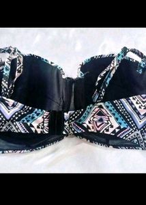42 D Bikini Bra Aztec Print