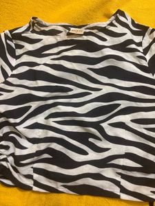 Zebra Print Top