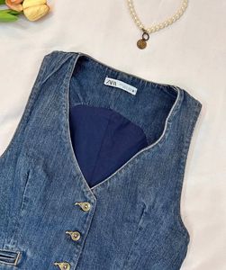 ZARA denim vest