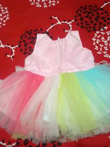 Rainbow Tulle Dress