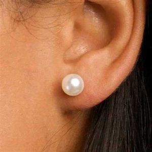White Pearl Earring Set