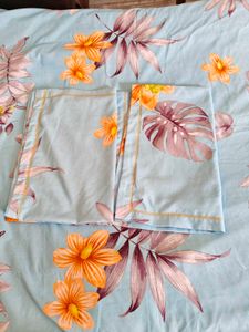 Light Blue Floral Bedsheet