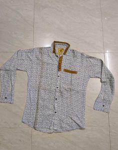 Patterned Long Sleeve Shirt