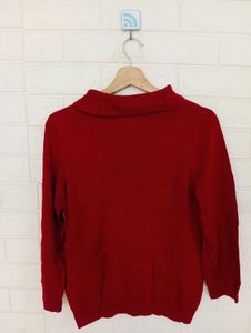 Red Turtleneck Sweater