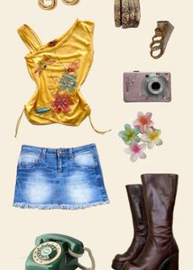Y2K Denim Skirt
