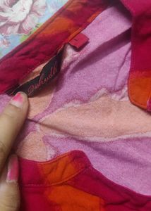 Stylish Red &amp; Orange Kurta