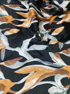 Elegant Botanical Print Fabric