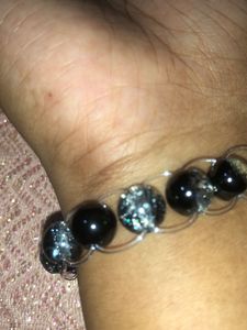 Beaded Stretch Choker Bracelet